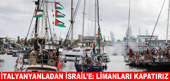 İtalyan liman işçilerinden İsrail’e hodri meydan