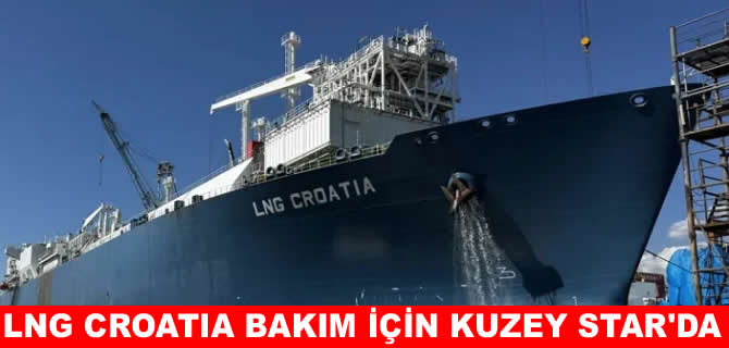 Hırvatistan ait FSRU yenileştirme için Kuzey Stra’a demir attı