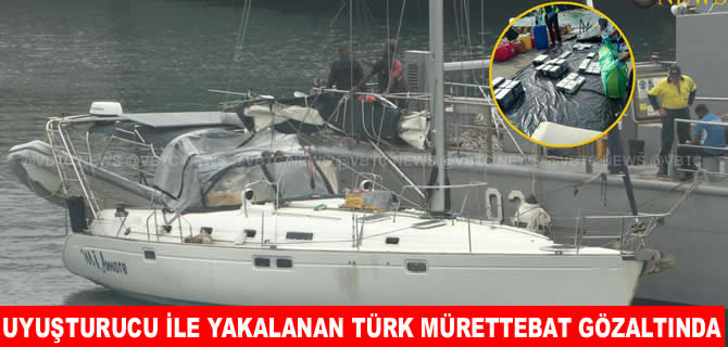 Türk ve Çinli mürettebat 450 kilo kokainle yakalandı