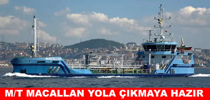 Çeliktrans M/T Macallan’ı teslim ediyor