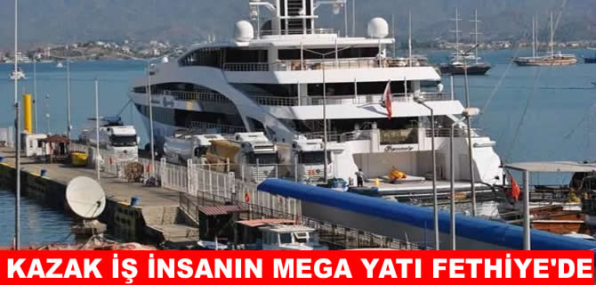 Mega yat 'I Dynasty’ Fethiye’de 25 milyon liralık akaryakıt aldı