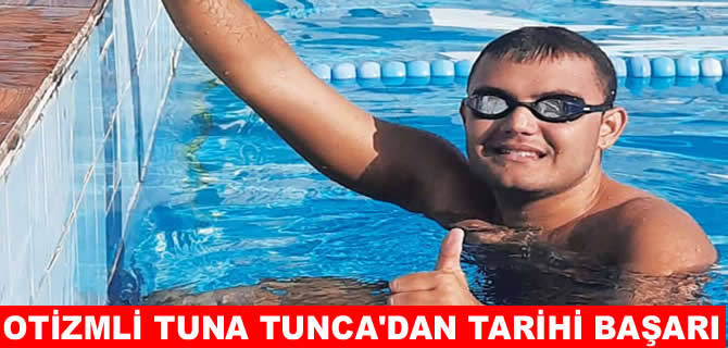 Tuna Tunca, Cebelitarık Boğazı'nı geçen otizmli ilk yüzücü oldu