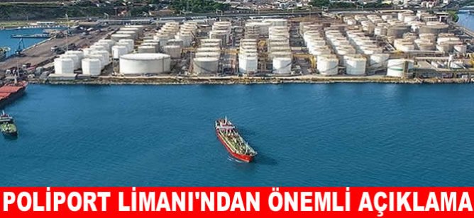 Poliport Limanı, yaşanan olayla ilgili açıklama yaptı