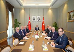 Tamer Kıran, Cihan Ergenç ve TOBB’dan Yılmaz ve Şimşek’e ziyaret