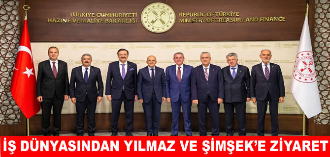 Tamer Kıran, Cihan Ergenç ve TOBB’dan Yılmaz ve Şimşek’e ziyaret