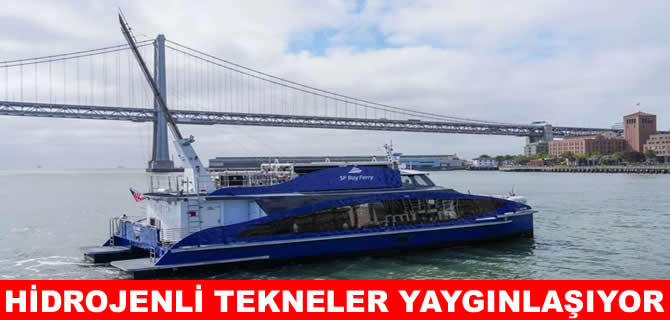 Hidrojenli yolcu tekneleri yaygınlaşıyor