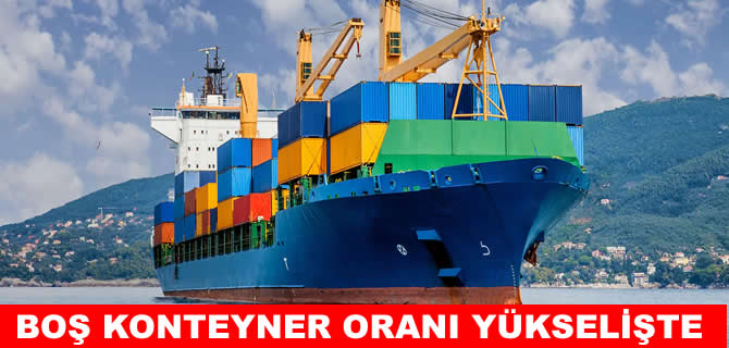 Konteyner taşımacılığında boş konteyner oranı %41’e ulaştı