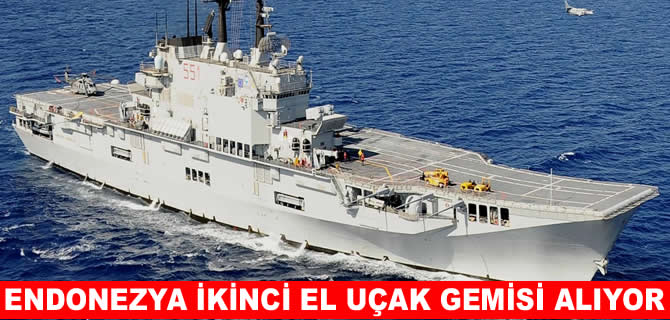 Endonezya İtalya’nın 40 yıldır kullandığı uçak gemisini alıyor
