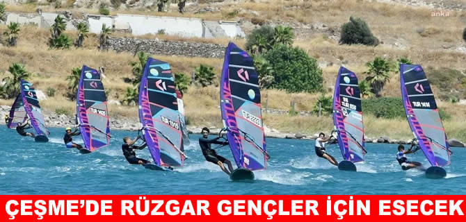 Rüzgar ekimde Alaçatı'dan 'Windfest' için esecek