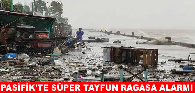 Pasifik’te süper tayfun "Ragasa" kıyıları vurdu!