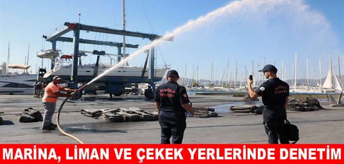 Muğla Büyükşehir’den marina, liman ve çekek yerlerinde yangın denetimi