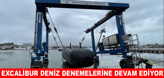 İlk mürettebatsız denizaltı "Excalibur" testlere devam ediyor