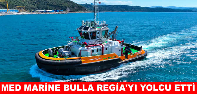 Med Marine’nin OMM’nin römorkörü Bulla Regia’yı Tunus’a yolcu etti