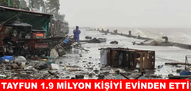 Yılın en büyük tayfunu Asya'yı yıktı geçti!