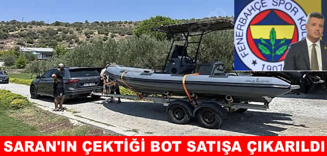 Sadettin Saran'ın çektiği iddia edilen bot satışa çıkarıldı