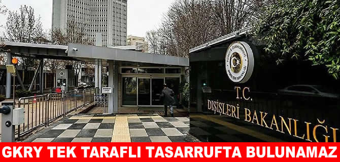 Dışişleri Bakanlığından Kıbrıs'taki izinsiz gemi faaliyetine tepki