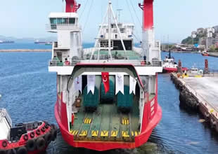 Marmara Denizi’nde gemi-ray taşımacılığı başladı