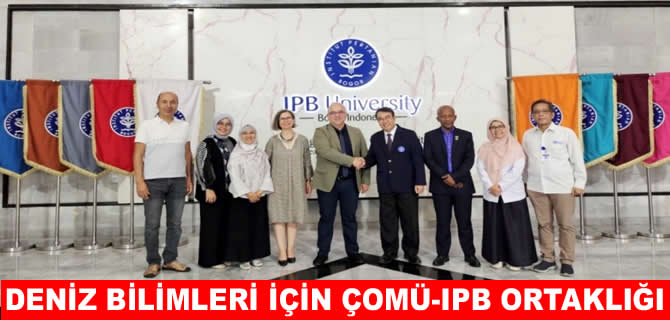 ÇOMÜ ile IPB arasında deniz bilimleri ortaklığı