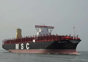 Mersin Limanı’nda tarihi gün: 400 metrelik MSC DITTE Türkiye’de