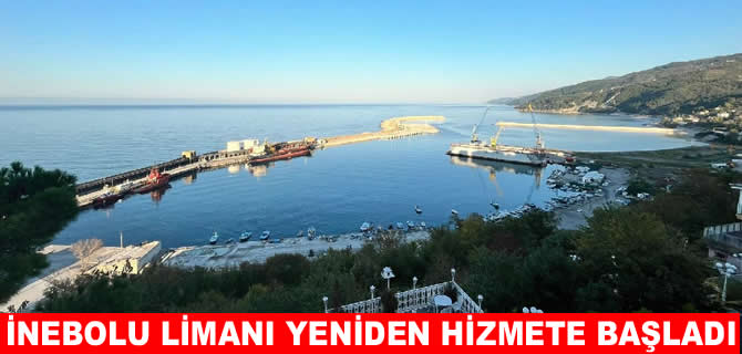 İnebolu Limanı'nda çalışmalar tamamlandı!