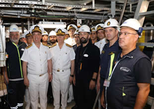 Açık deniz karakol gemisi KOÇHİSAR testlere başladı