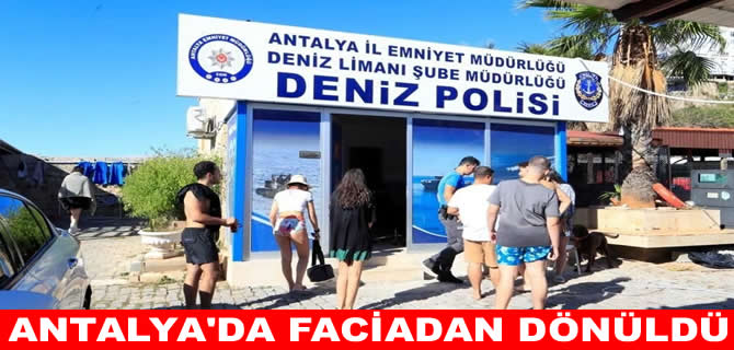 Akdeniz'de 19 genç rüzgarla 2 mil açığa sürüklendi