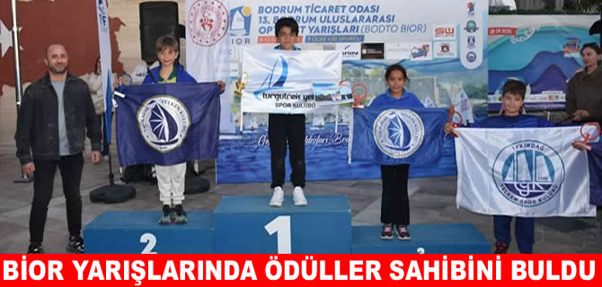 Bodrum BIOR yarışlarında ödüller sahibini buldu