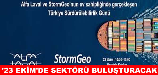 Alfa Laval ve StormGeo, Sürdürülebilirlik Günü’nde sektörü buluşturacak