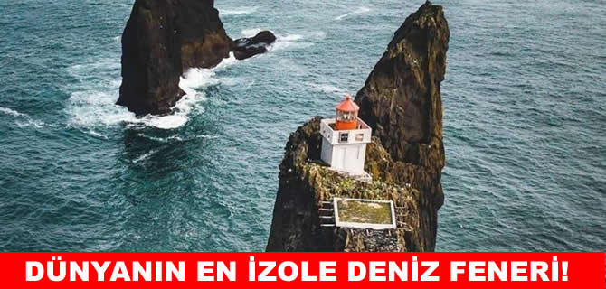 Dünyanın en izole deniz feneri okyanusta tek başına!