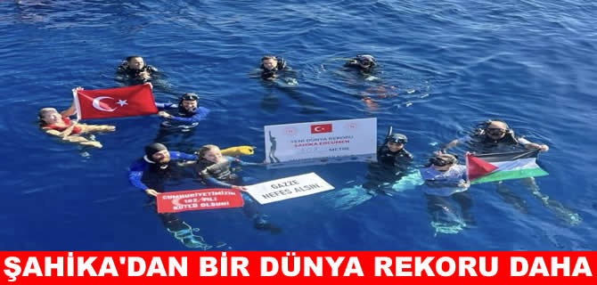 Şahika Ercümen 107 metreye tek nefeste daldı