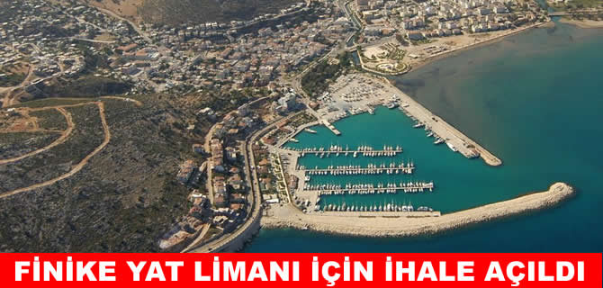 Finike’de kiralık yat limanı ihalesi