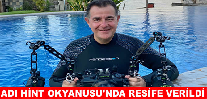 Türk su altı fotoğrafçısının adı, Hint Okyanusu'nda resife verildi
