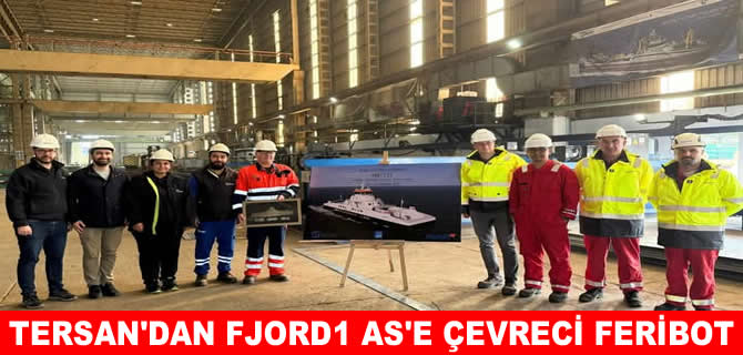 Tersan, Fjord1’in hibrit feribotunun inşasına başladı