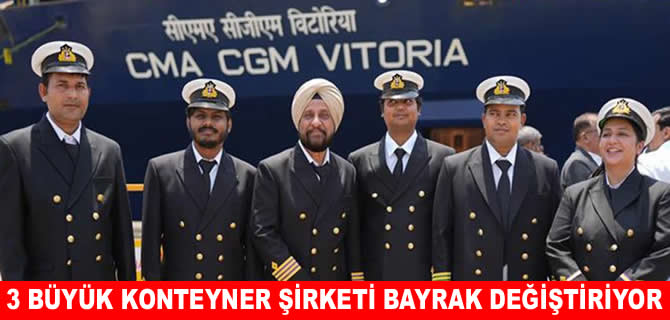 MSC, Maersk ve CMA CGM gemilerine Hindistan bayrağı çekiyor