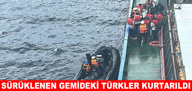 Sri Lanka'da sürüklenen gemideki Türk mürettebat kurtarıldı