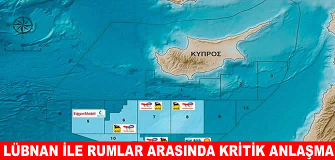 Lübnan ve Rumlar arasında kritik anlaşma! Deniz yetki alanlarına onay