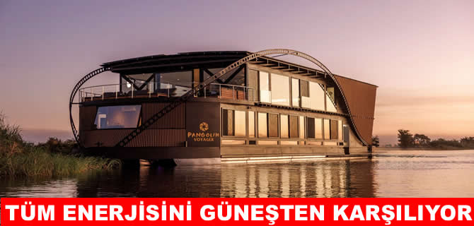 Kullandığından fazla enerji üreten yüzer Safari oteli