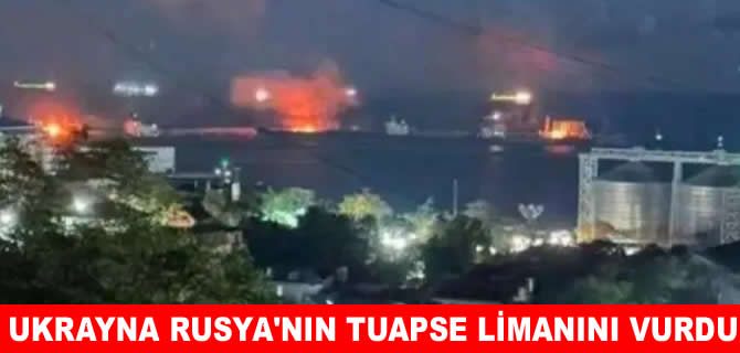Ukrayna, Rus petrol altyapısını vurdu! 2 gemi hasar gördü