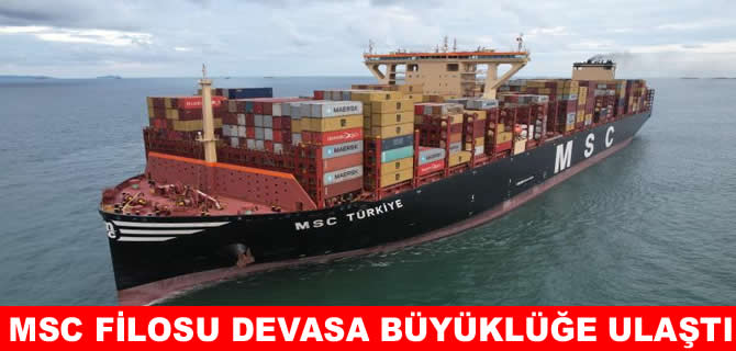 MSC, 7 milyon TEU sınırını aşarak tarihi rekor kırdı