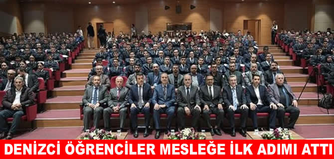 Bandırma’da denizci öğrenciler mesleğe ilk adımı attılar