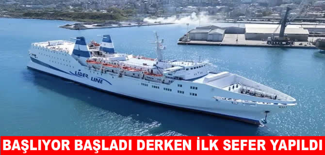 Trabzon'dan Soçi'ye feribot seferi nihayet başladı
