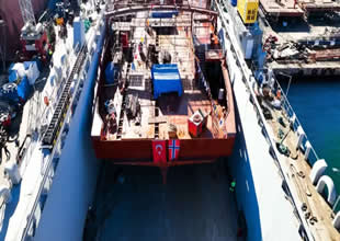 Tersan, iki otonom feribotu birden denize indirdi