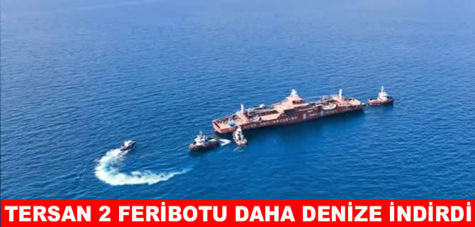 Tersan, iki otonom feribotu birden denize indirdi