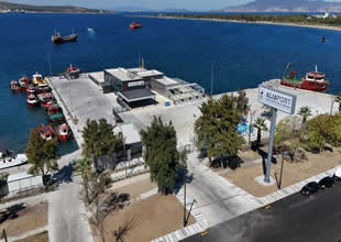 Aliaport yolcu iskelesi hizmete hazır