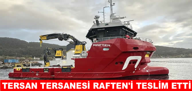 Tersan Havyard Raften’i Nordlaks’a teslim etti