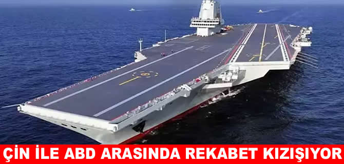 Çin'in nükleer enerjiyle çalışan uçak gemisi filoya katıldı