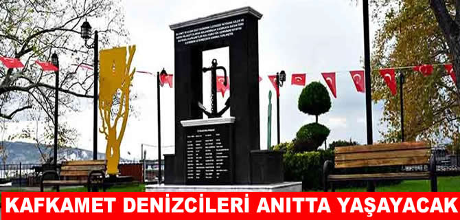Kdz. Ereğli Belediyesi, 12 denizci için anıt yaptırdı