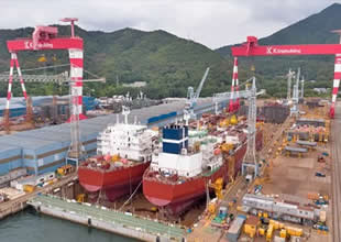 Güney Koreli gemi inşa şirketi.K Shipbuilding ASTILIYOR