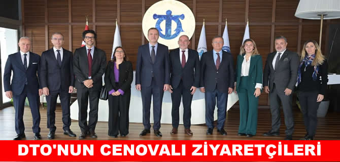DTO’ya  Cenova Liman temsilcilerinden  ziyaret