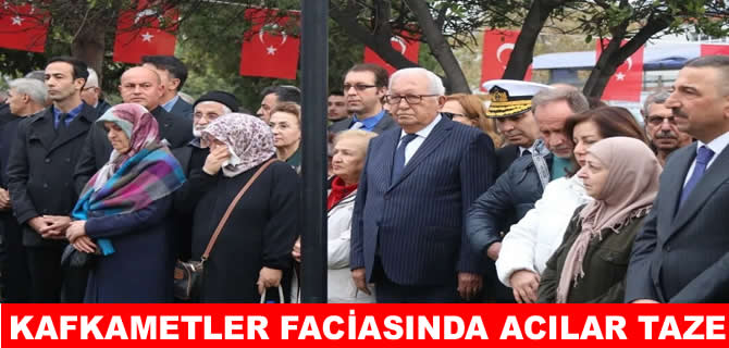 12 denizcinin isminin yer aldığı anıt açıldı, acılar tazelendi